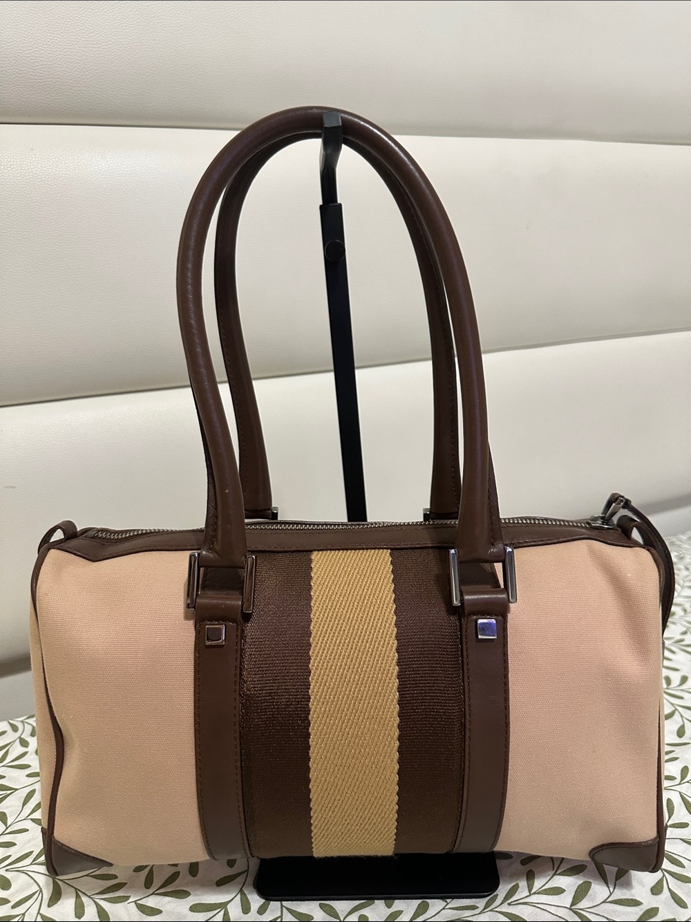 Gucci Boston Canvas Handbag - Picture 2 of 15